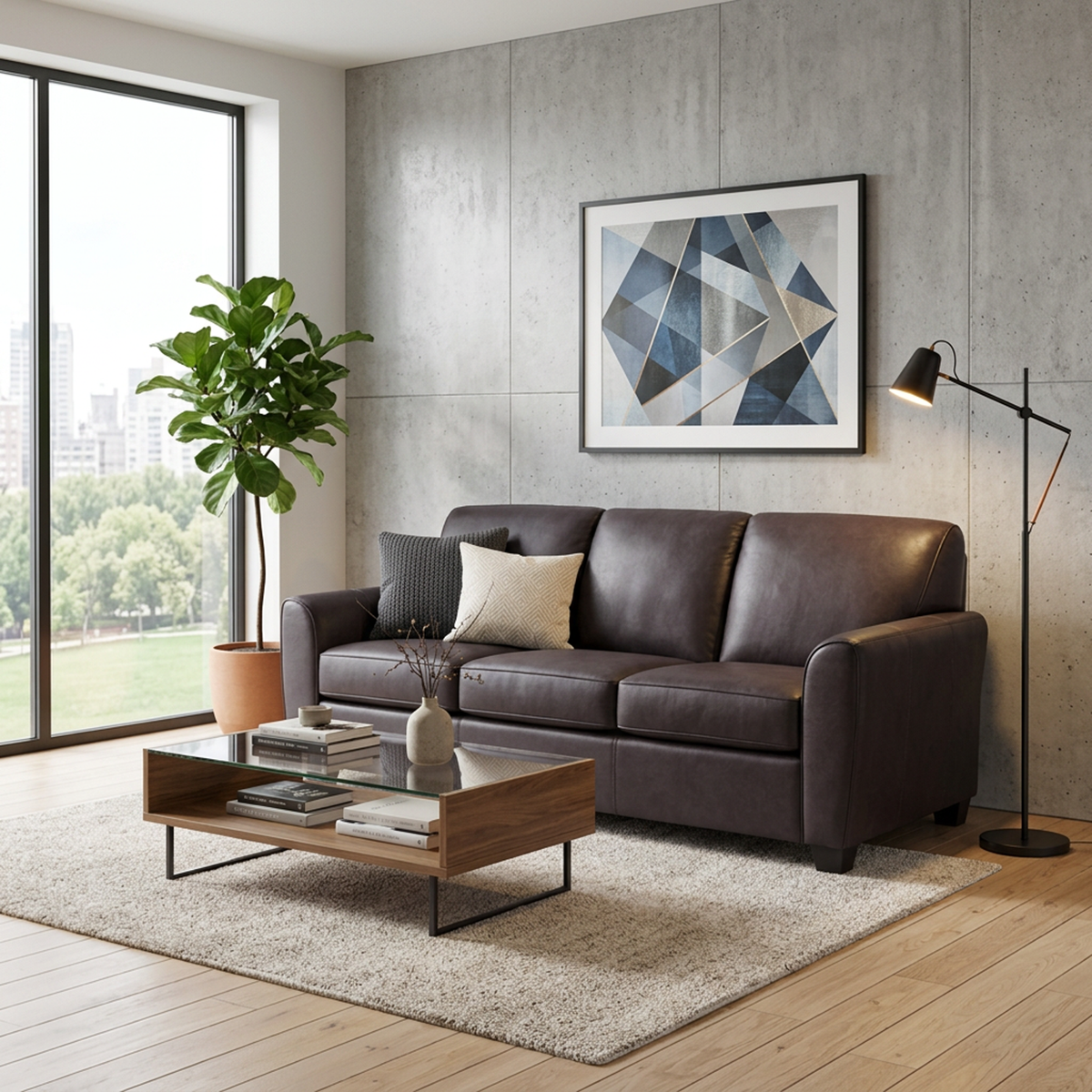 3404 Sofa - Montana Charcoal
