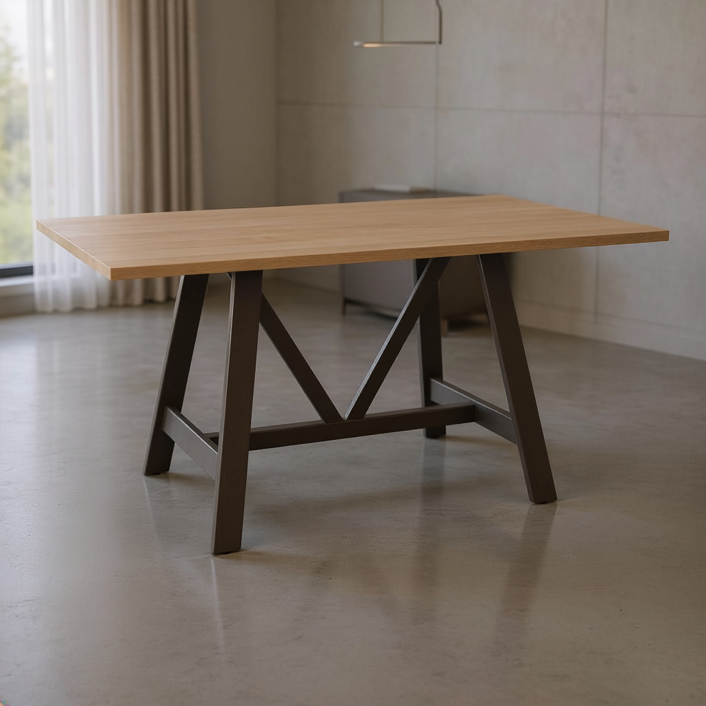 Octavia Dining Table - Falcon/Birch