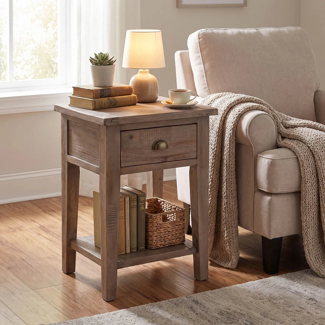 Irish Coast Small Side Table - Sundried