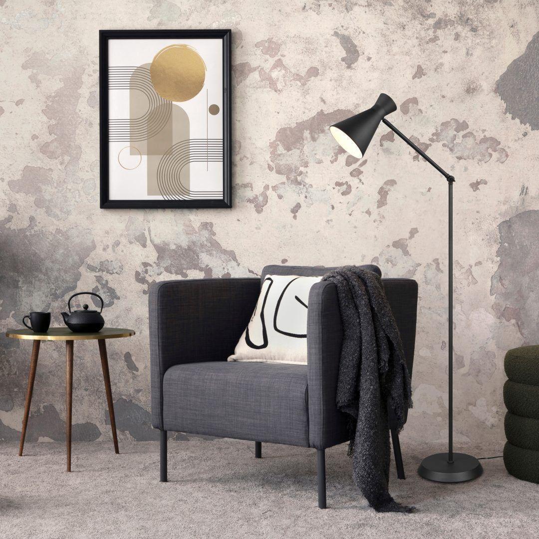 Enzo Floor Lamp - Matte Black