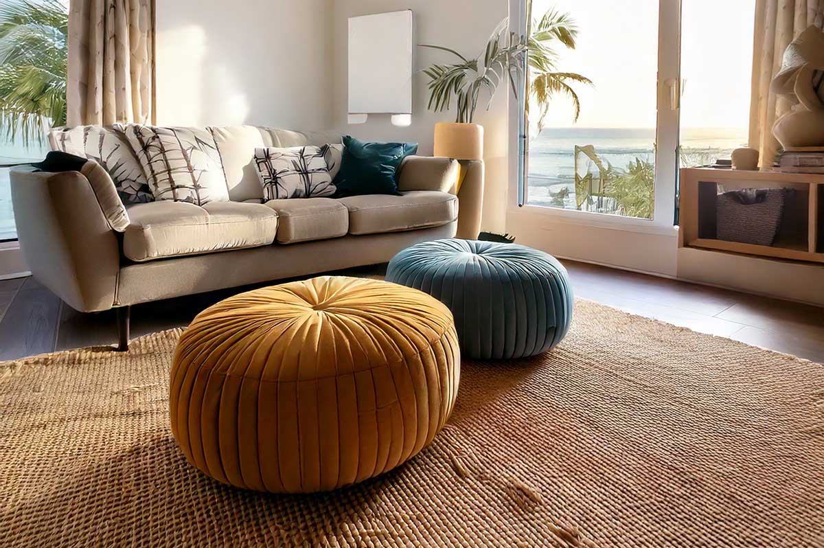 Shop poufs for your living room at Style Sense Furniture