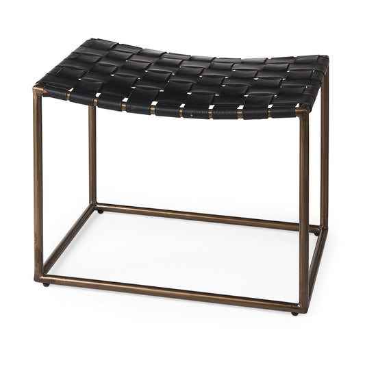 Clarissa Leather Stool