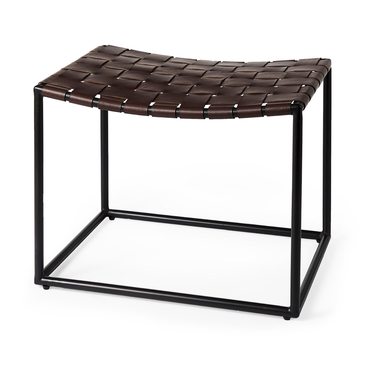 Clarissa Leather Stool