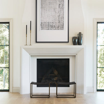 Clarissa Leather Stool