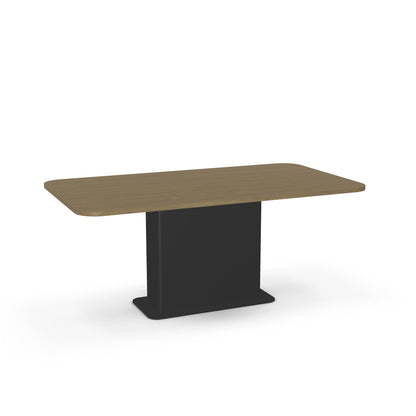 Lucarelli Dining Table - Black Coral/Biscotti
