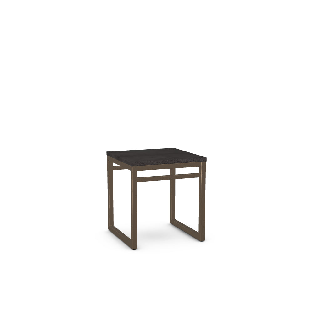 Crawford End Table - Basalt/Sugar Bronze