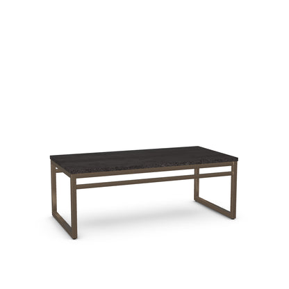 Crawford Coffee Table - Basalt/Sugar Bronze