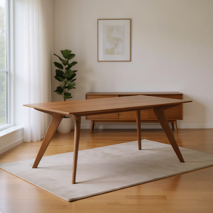 Downtown Dining Table - Pecan Washed