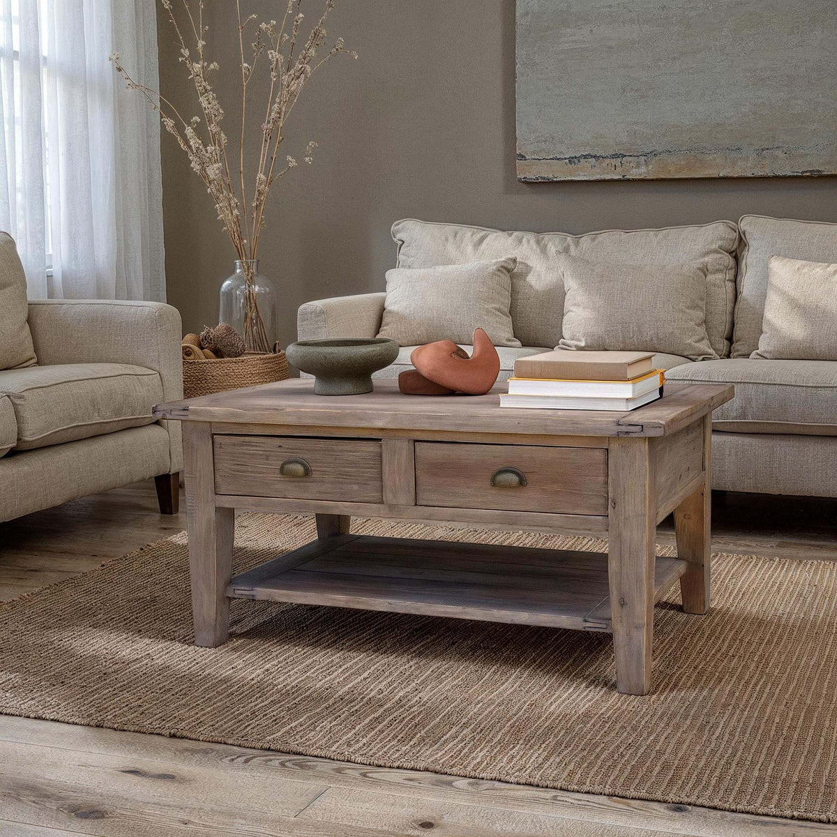 Irish Coast Small Coffee Table - Sundried