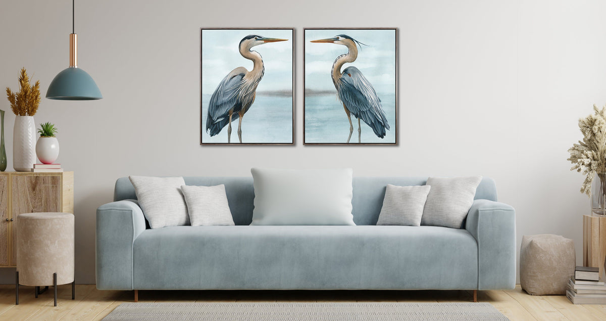 Back Bay Heron - Set of 2