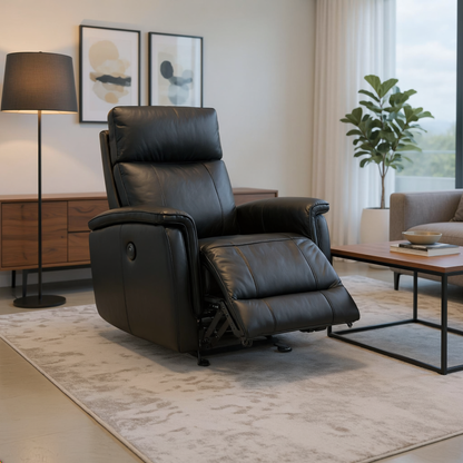 Malibu Power Recliner - Apollo Black