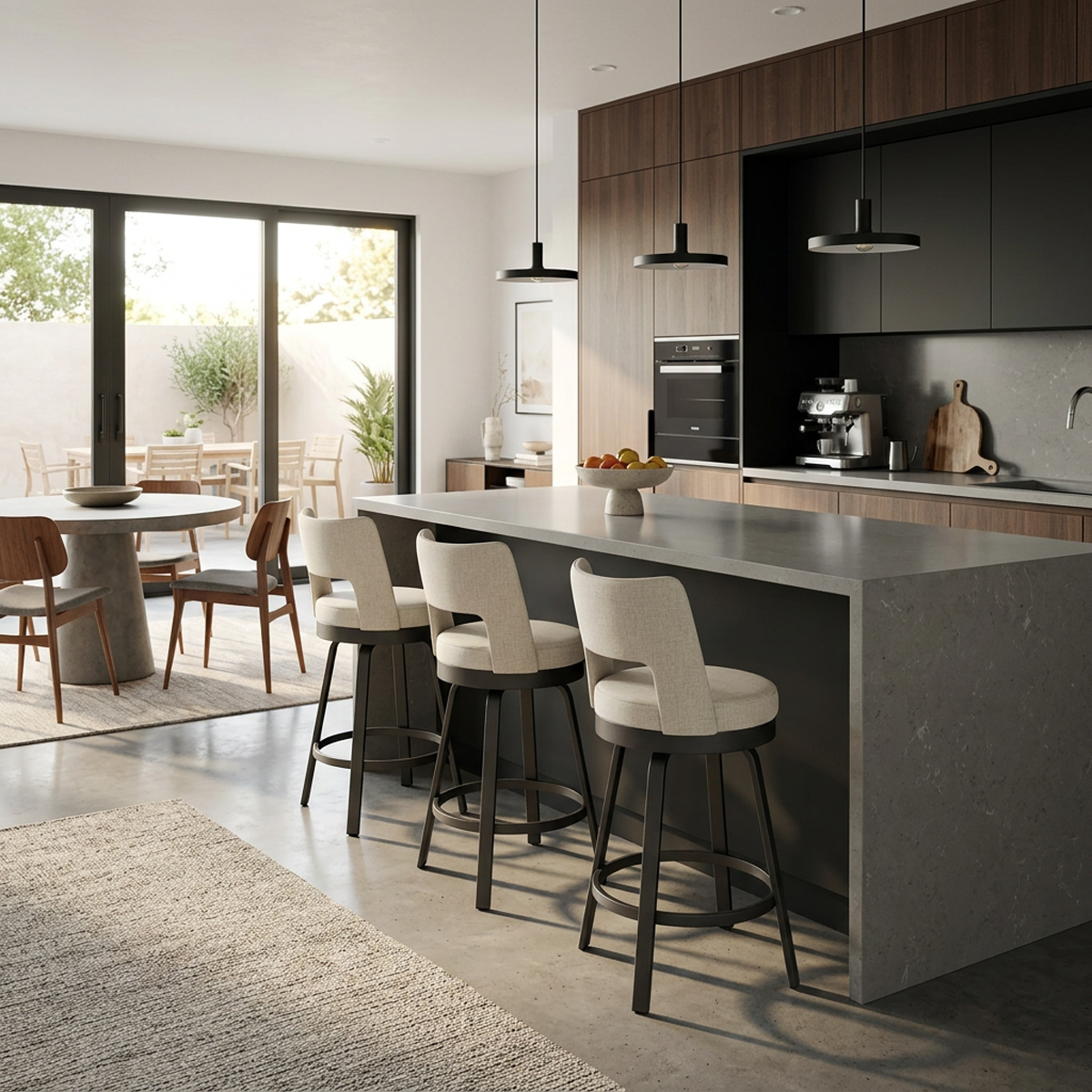 Brock Swivel Counter Stool