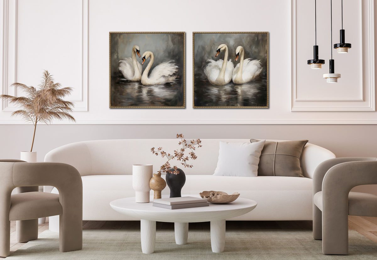 Ballet of the Swans - Set of 2
