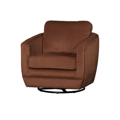 Baltimo Club Swivel Glider Chair - Ash Brown